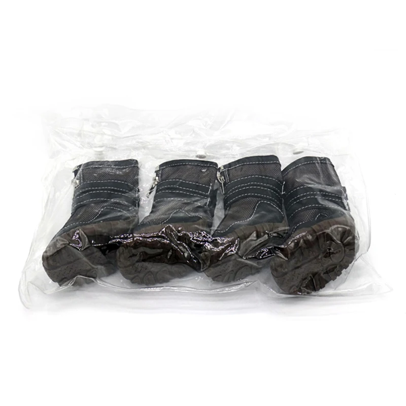 Ботинки для больших собак водоотталкивающие ботинки из искусственной кожи на