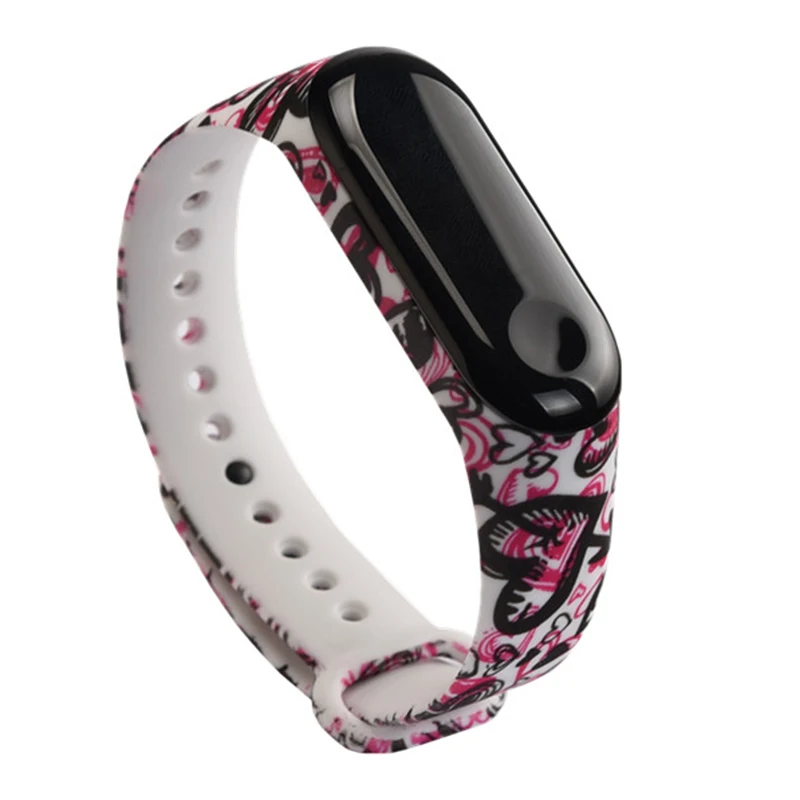 Цветной браслет Correa mi Band 3 4 для Xiao mi band mi 3 Pulseira Band, умный фитнес-трекер mi Store, спортивный ремешок для часов