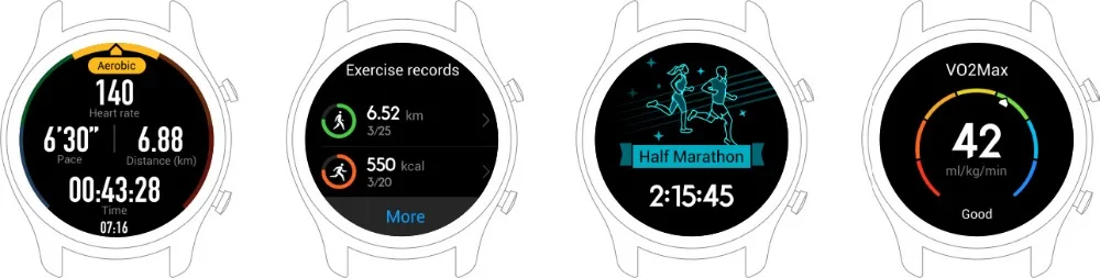 Huawei Watch GT Смарт часы Поддержка gps элегантный/vigor NFC 14 дней Срок службы батареи 5 атм водонепроницаемый телефонный Звонок трекер сердечного ритма