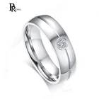 Обручальное кольцо из нержавеющей стали, 6 мм, размер 5, 6, 7, 8, 9, 10, 11, 12, 13