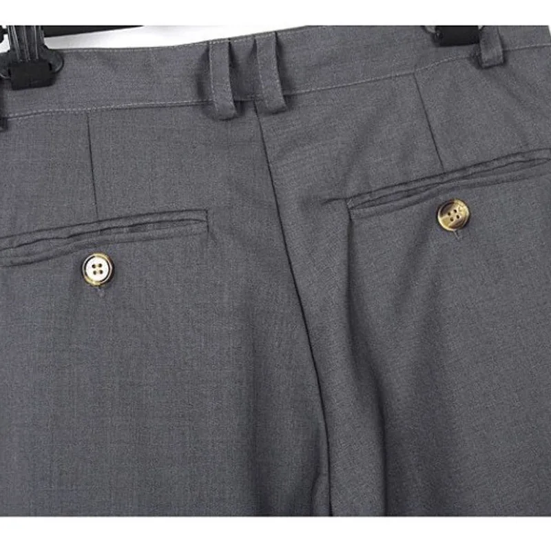 

Fashion 2021 Hot Sell Casual Gentleman Slim Fit Business mens formal suit pants Men wedding bridegroom trousers 3Color