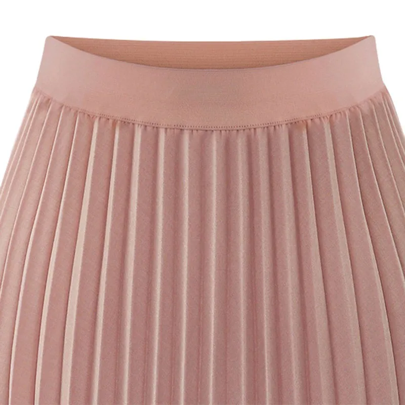 Женская плиссированная юбка летняя весенняя однотонная|chiffon skirt|fashion pleated skirtpleated