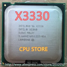 Четырехъядерный процессор Intel Xeon X3330 2 66 ГГц LGA 775 95 Вт 6 Мб кэш