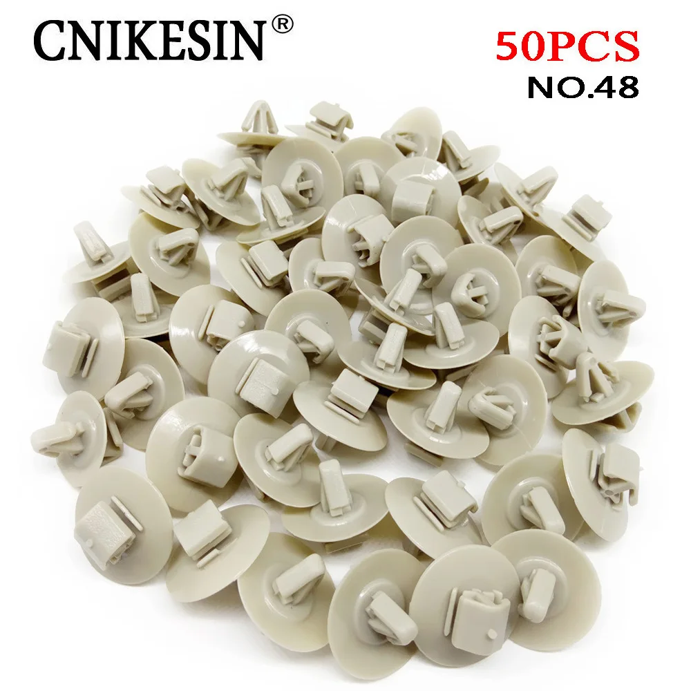 Автомобильный пластиковый крепеж CNIKESIN 50 шт. декоративный зажим для двери