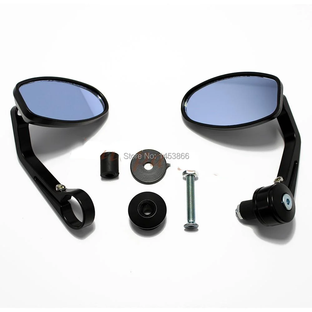 Одна пара универсальные мотоциклетные зеркала заднего вида 7/8 дюйма для Suzuki SV650 SV