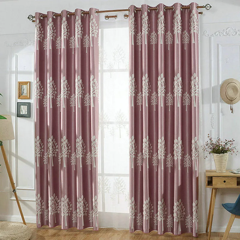 Новая утолщенная занавеска с изображением дерева жизни на окно для спальни