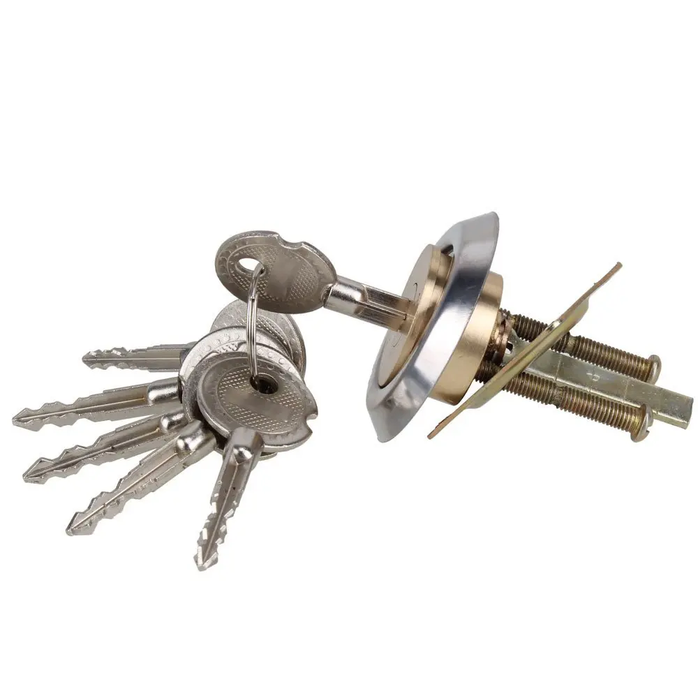 Латунная запасная врезная цилиндрическая дверная Ночная защелка в форме Креста +