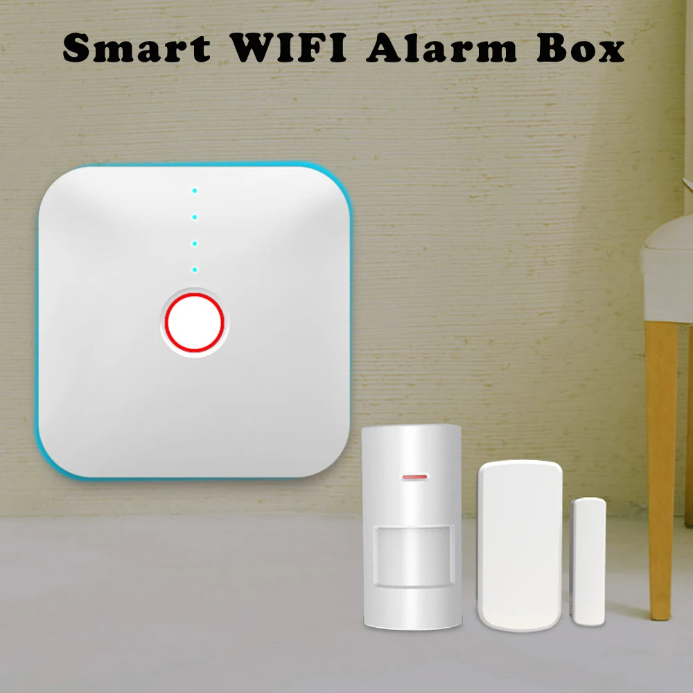 (1 комплект) умный WIFI Набор для домашней охранной сигнализации Поддержка