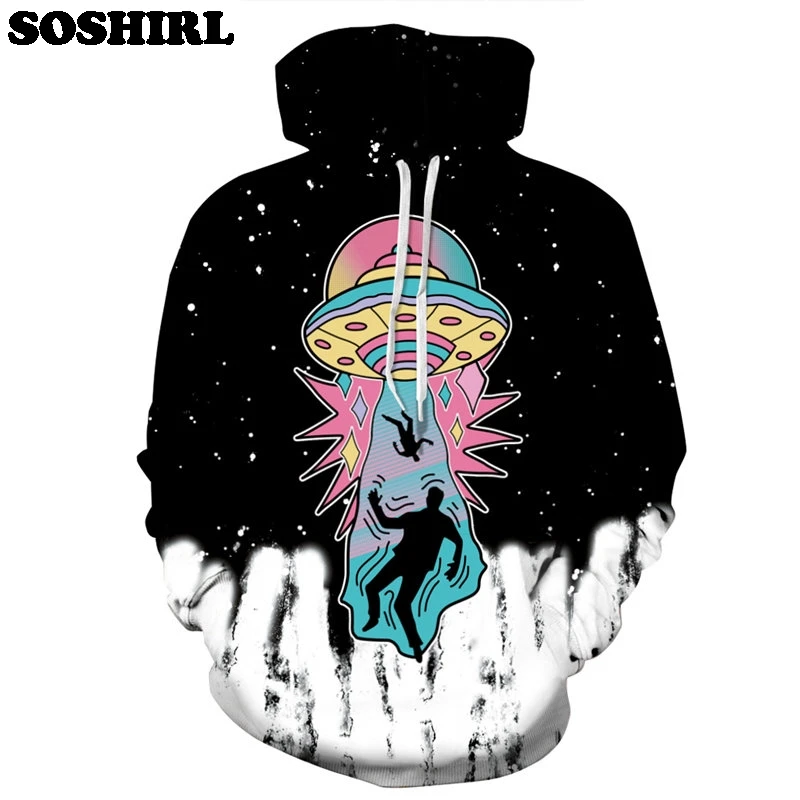 Забавные 3D толстовки SOSHIRL OH WELL праздничная одежда классные хипстерские модели в