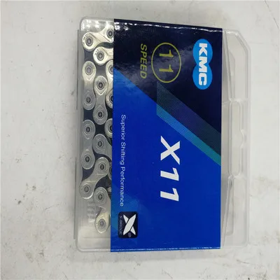 X11 KMC X11 X11.93 MTB Road Bike Chain 116L 11 Speed Bicycle Chain Magic Button - Цвет: X11