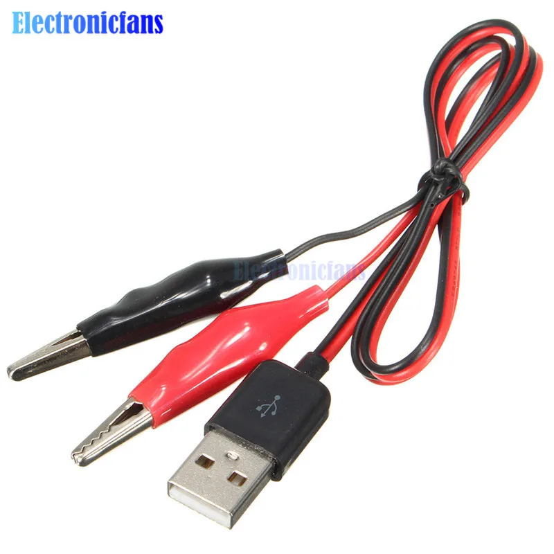 2 шт. зажимы-КРОКОДИЛЬЧИКИ для USB-адаптера | Электронные компоненты и