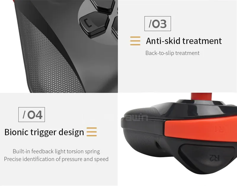 Mocute 054 056 Bluetooth игровой коврик Android VR ручка пульт дистанционного управления PUGB L1 R1 мобильный джойстик для сотового телефона ПК Smart tv Box