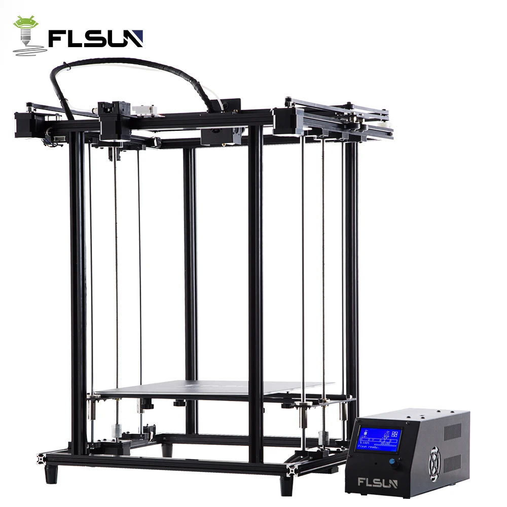 Новые 2018 Flsun предварительная сборка 3D-принтеры большая площадь печати 320*320*460 мм
