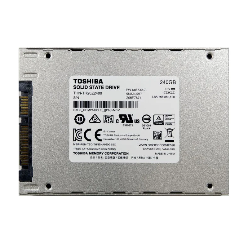 Toshiba OCZ TR200 SSD 2 5 &quot7 мм SATAIII 6 ГБ/сек. 240 ГБ 480 960 3DNAND Внутренний твердотельный