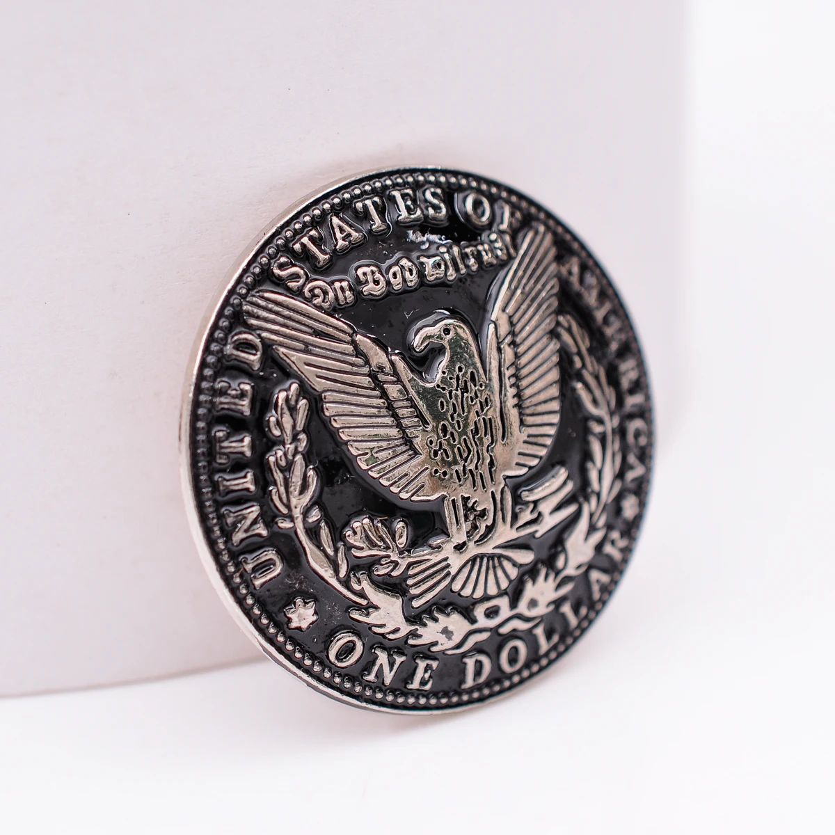 10X38X38 мм двухцветная Серебряная монета с изображением орла Leathercraft Conchos Screwback1-1/2"