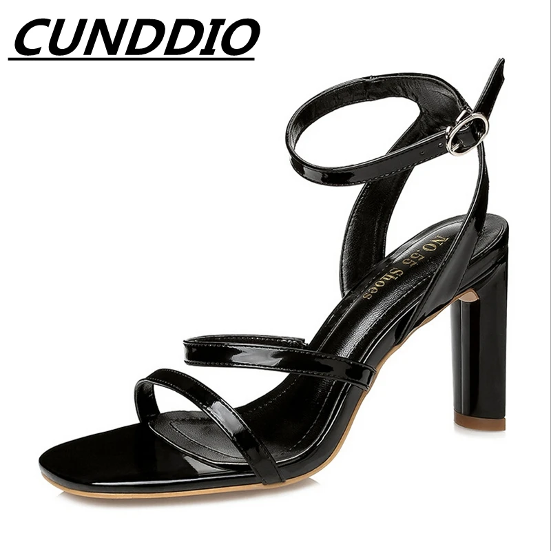 CUNDDIO Корейский стиль издание Шоу ног Сексуальная ремешок на Высоком каблуке