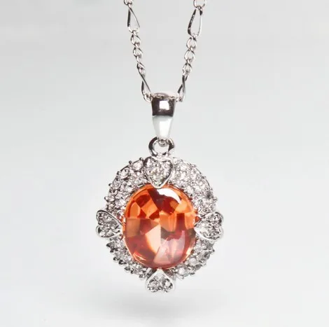 Мода AAA модные ювелирные изделия циркон реального родием подвеска оптовая