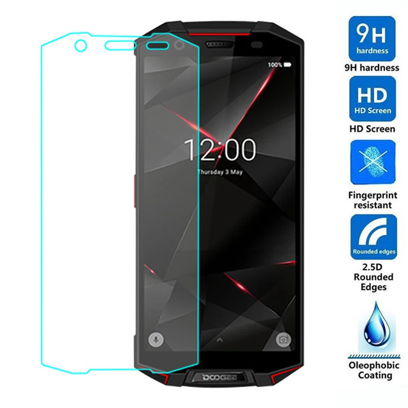 Закаленное стекло с полным покрытием Для DOOGEE S70 защитная пленка из закаленного
