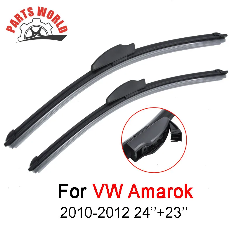 2"+ 23" пара стеклоочистителей ветрового стекла для VW Amarok 2010 2011 2012 стеклоочистители из натурального каучука автомобильные аксессуары