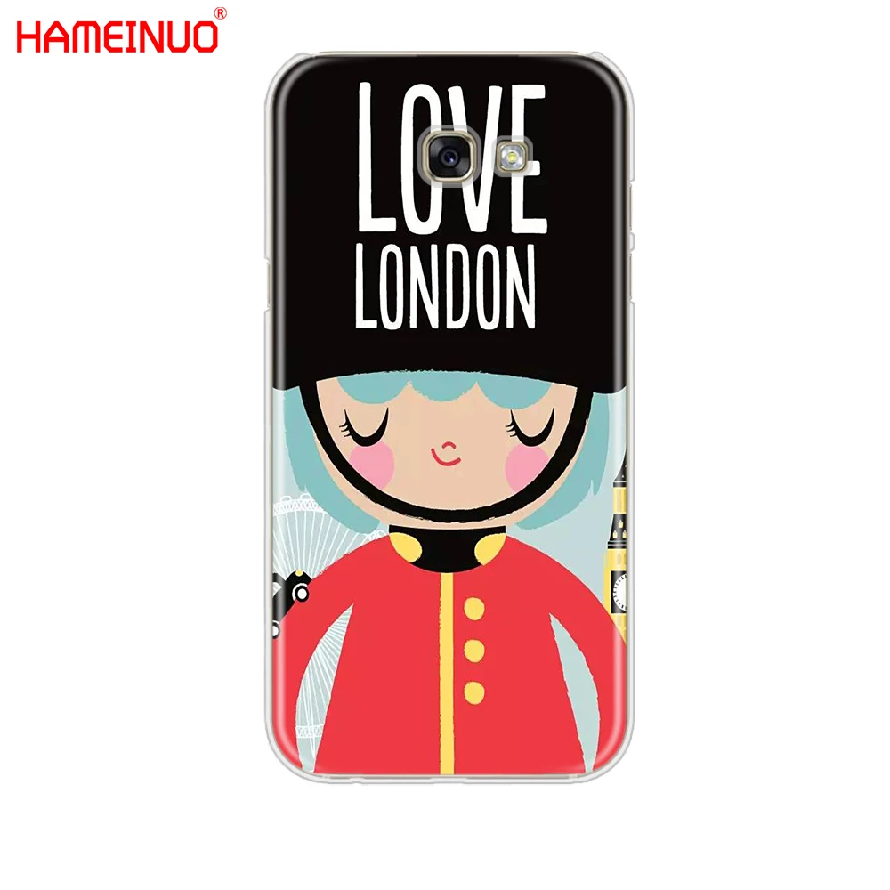 Чехол для мобильного телефона HAMEINUO London big ben Bus чехол Samsung Galaxy A3 A310 A5 A510 A7 A8 A9 2016 2017 2018