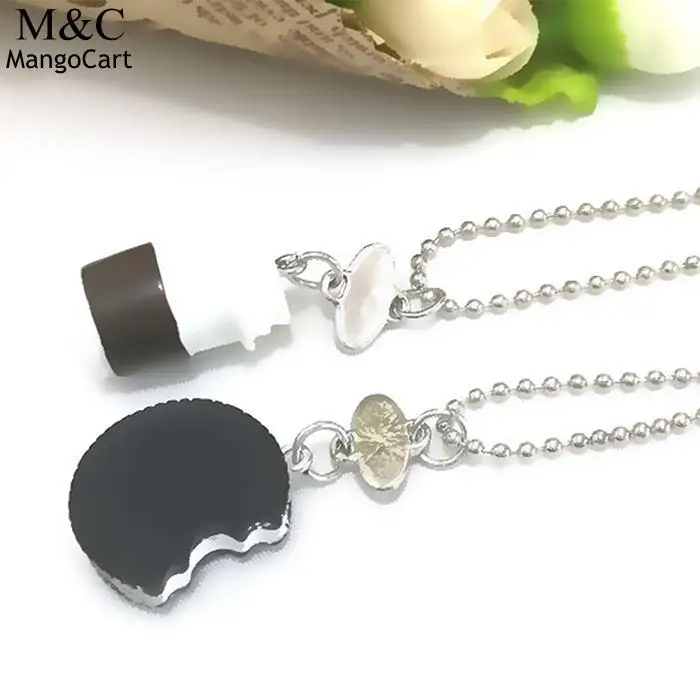 Печенье Кофе милые девушки best друзьям подарки Бусы Подвески Цепочки и