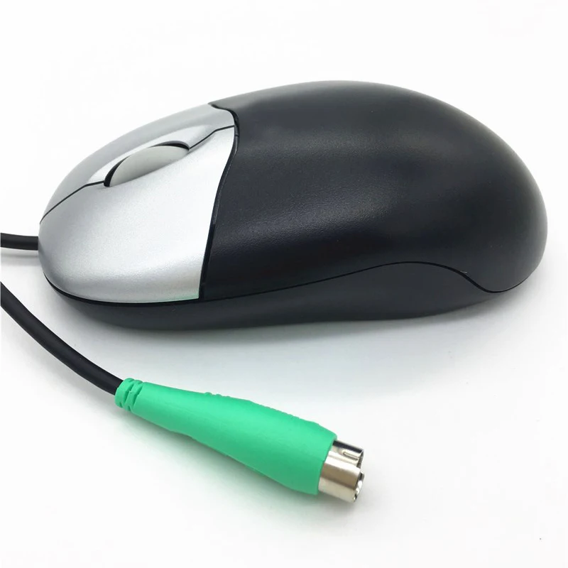 Проводная оптическая мышь PS/2 Circular desktop Opto-electronic mouse 1 7 м Cable Optical 3 кнопки офисные