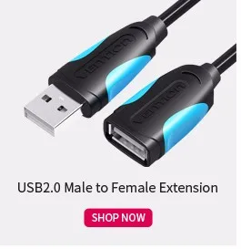 Vention USB 2,0 Удлинительный кабель USB мужской и мужской удлинитель USB кабель удлинитель для радиатора жесткий диск Автомобильная веб-камера MP3 2,0 USB