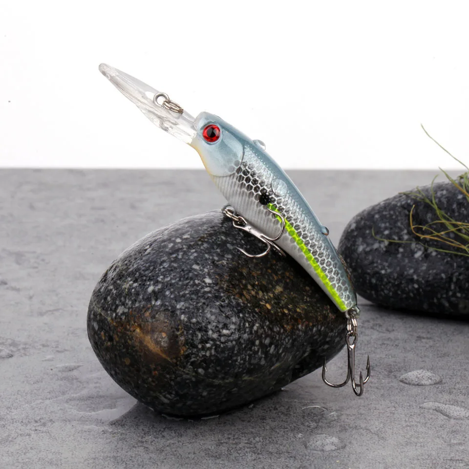 1 шт. 9 5 см 7g рыболовная приманка Воблер для мелкой рыбы кривошипно Crankbait Плавание