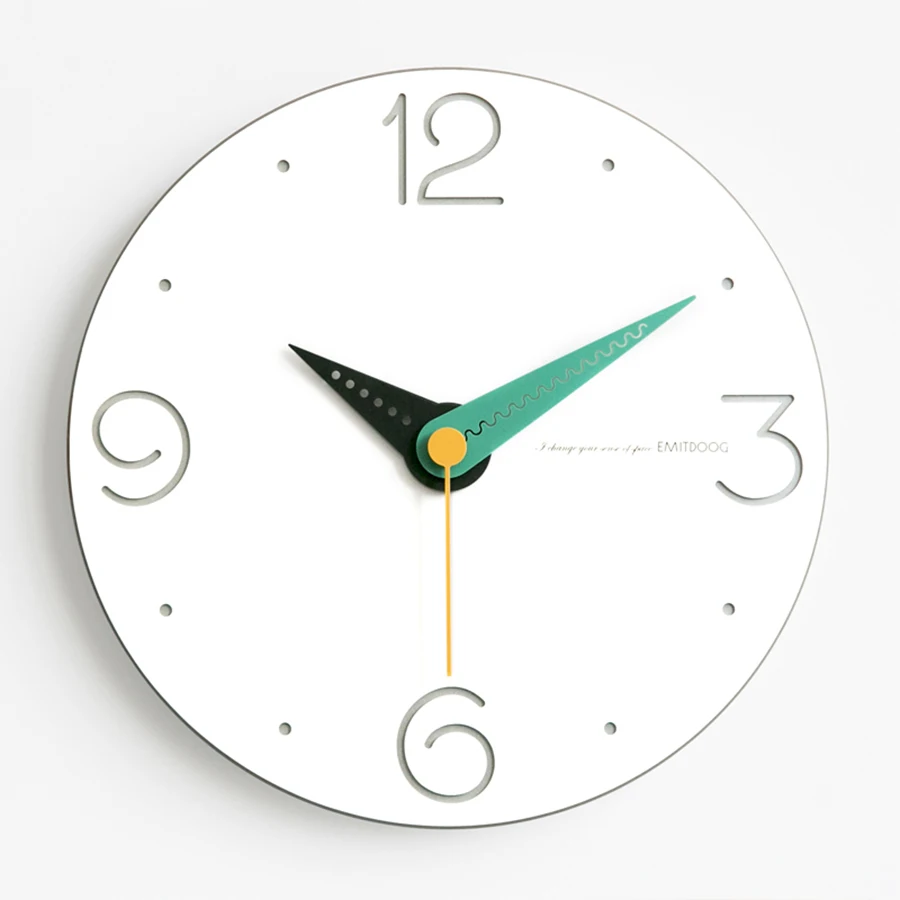 

Часы настенные 12 дюймов, современные тихие часы с механизмом украшения для гостиной, спальни, Pow патруль, круглые креативные, 50Q256