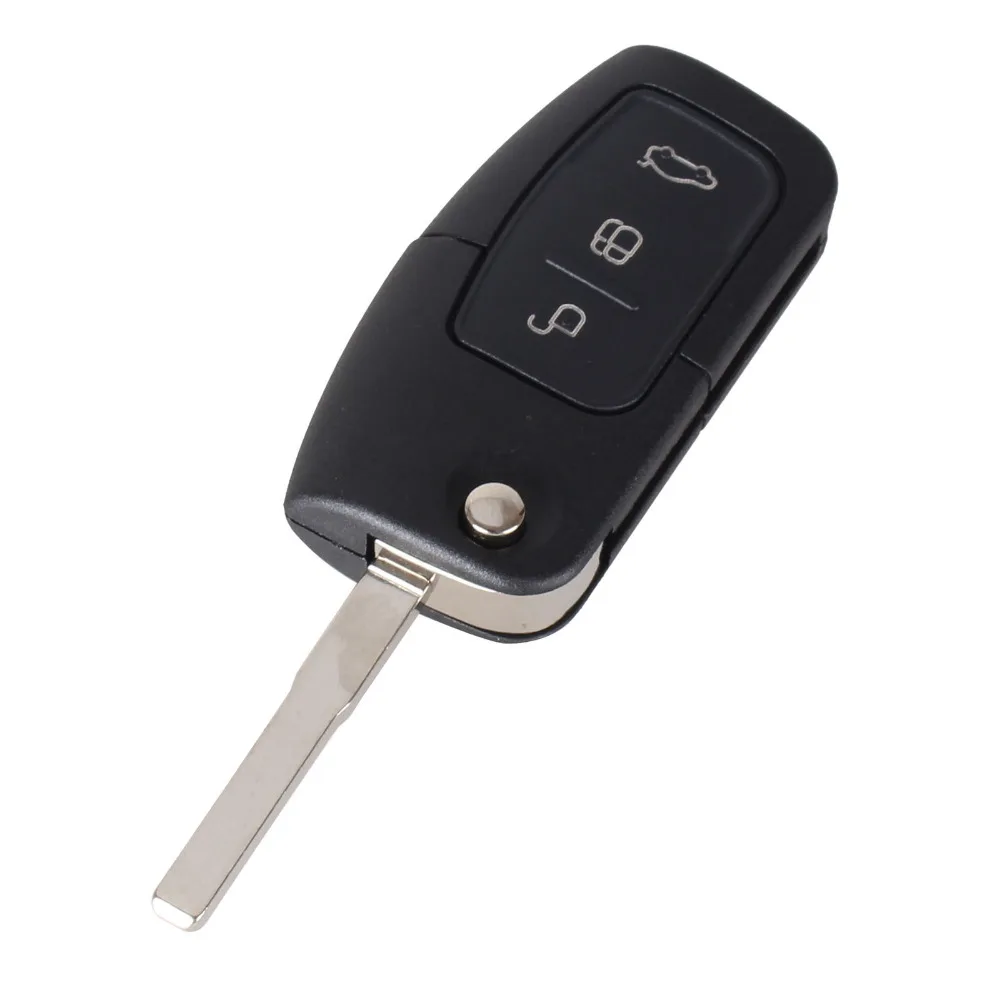 Складной модифицированный чехол KEYYOU с 3 кнопками для ключей от Ford Focus Fiesta C Max Ka +
