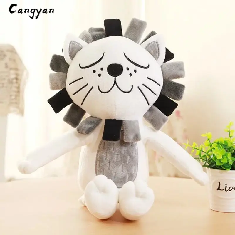 Кукла Лев милый плюшевый кот ребенок Удобная плюшевая игрушка кукольные