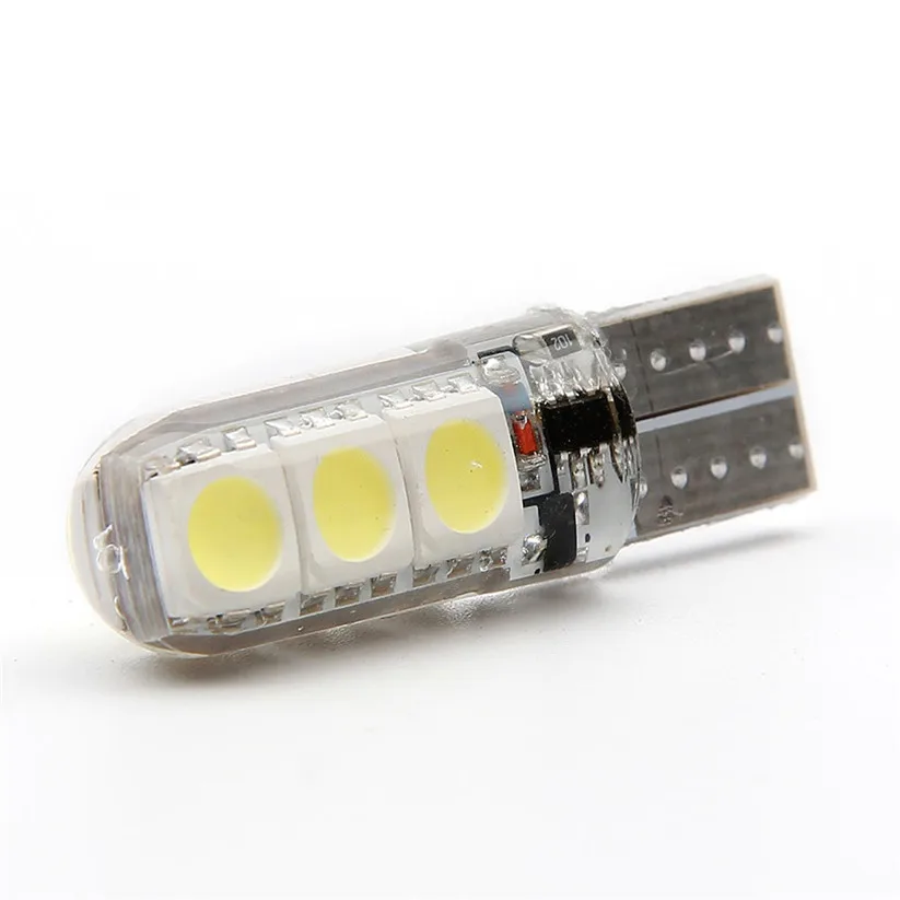 Автомобильный Стайлинг KAKUDER T10 W5W Водонепроницаемый 5050 6 SMD клиновой номерной знак