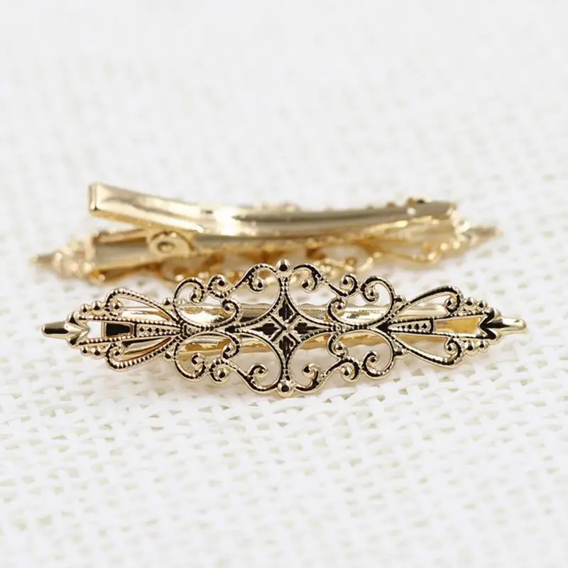 Классические выдалбливающие Цветочные короны античные утконосы заколки для