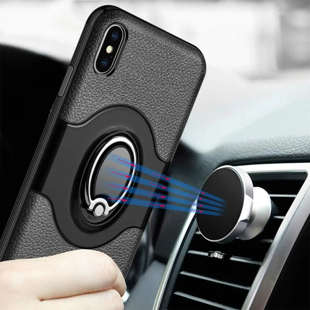 Чехол для iPhone 11 Pro XS чехол для MAX XR Гибридный кольцо Броня Держатель подставка противоударный чехол для iPhone 8 7 6 6s Plus SE 5S X Чехол