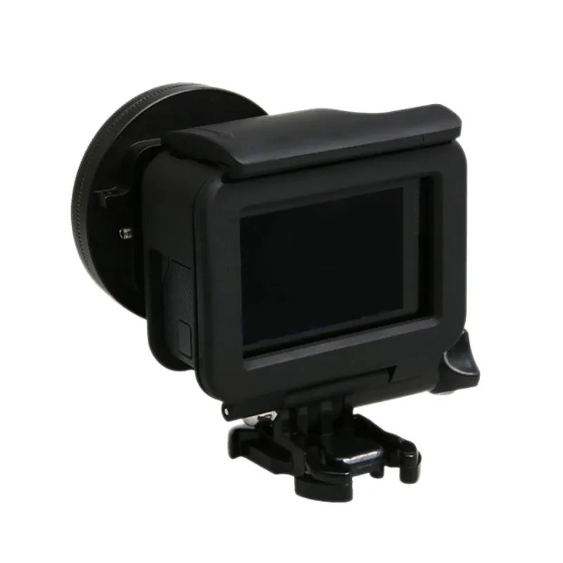 Черный 52 мм УФ-зеркало/CPL набор переходных колец для GOPRO HERO 5/6/7 алюминиевый