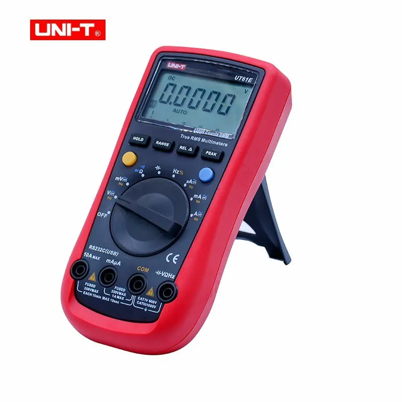 UNI-T Цифровой мультиметр UT61A UT61B UT61C UT61D UT61E AC DC Вольт Амперметр Ом измеритель