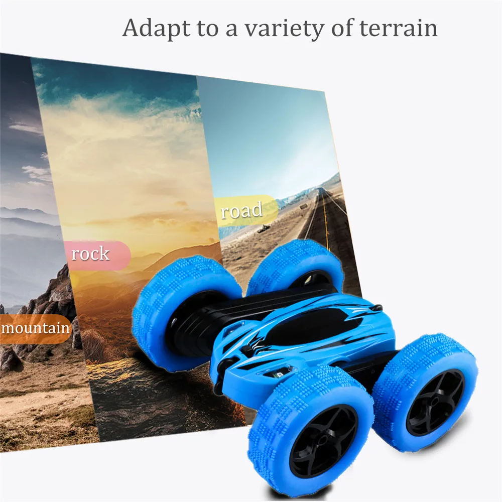 JJRC D828 1/24 Мини RC Автомобиль 2,4G 4WD двухсторонний трюк Rc автомобиль вращение на 360 градусов W/светодиодный светильник игрушка подарки для детей горячий автомобиль