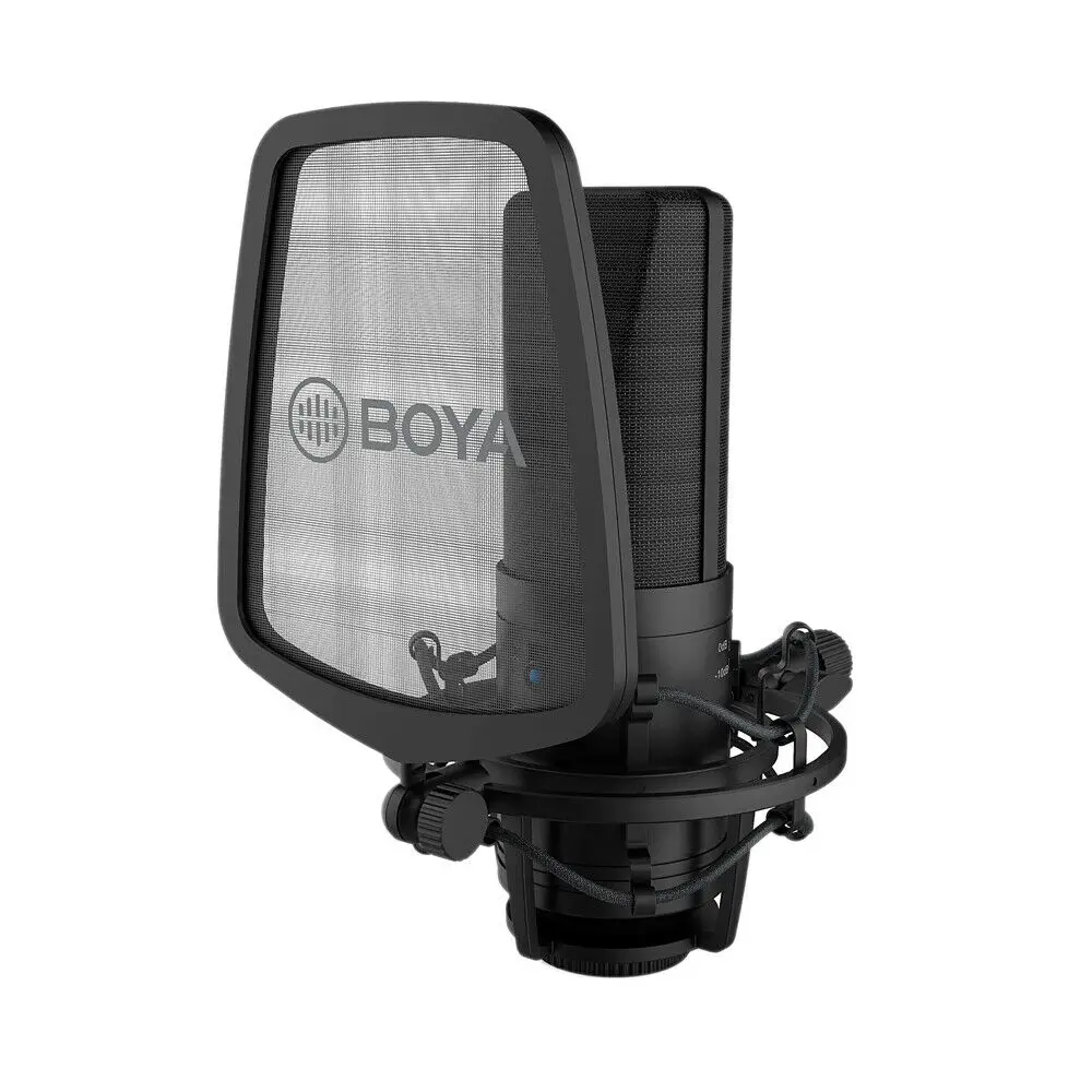 BOYA BY M1000 большой мембранный конденсаторный Студийный микрофон для подкастера