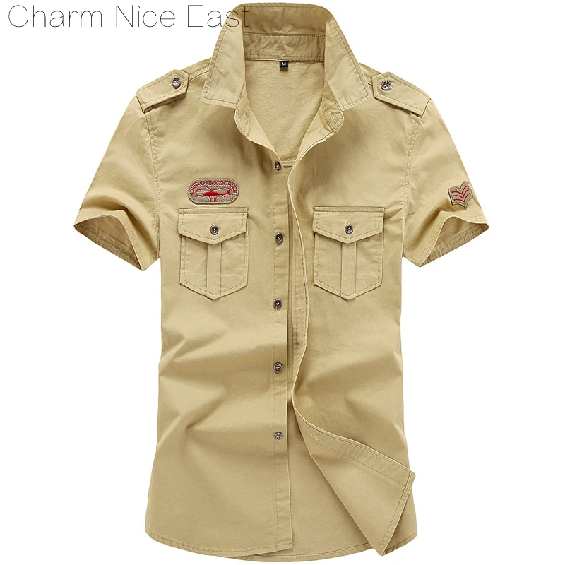 2018 летние шорты рукав рубашки Для мужчин Повседневное форма Горячая Распродажа