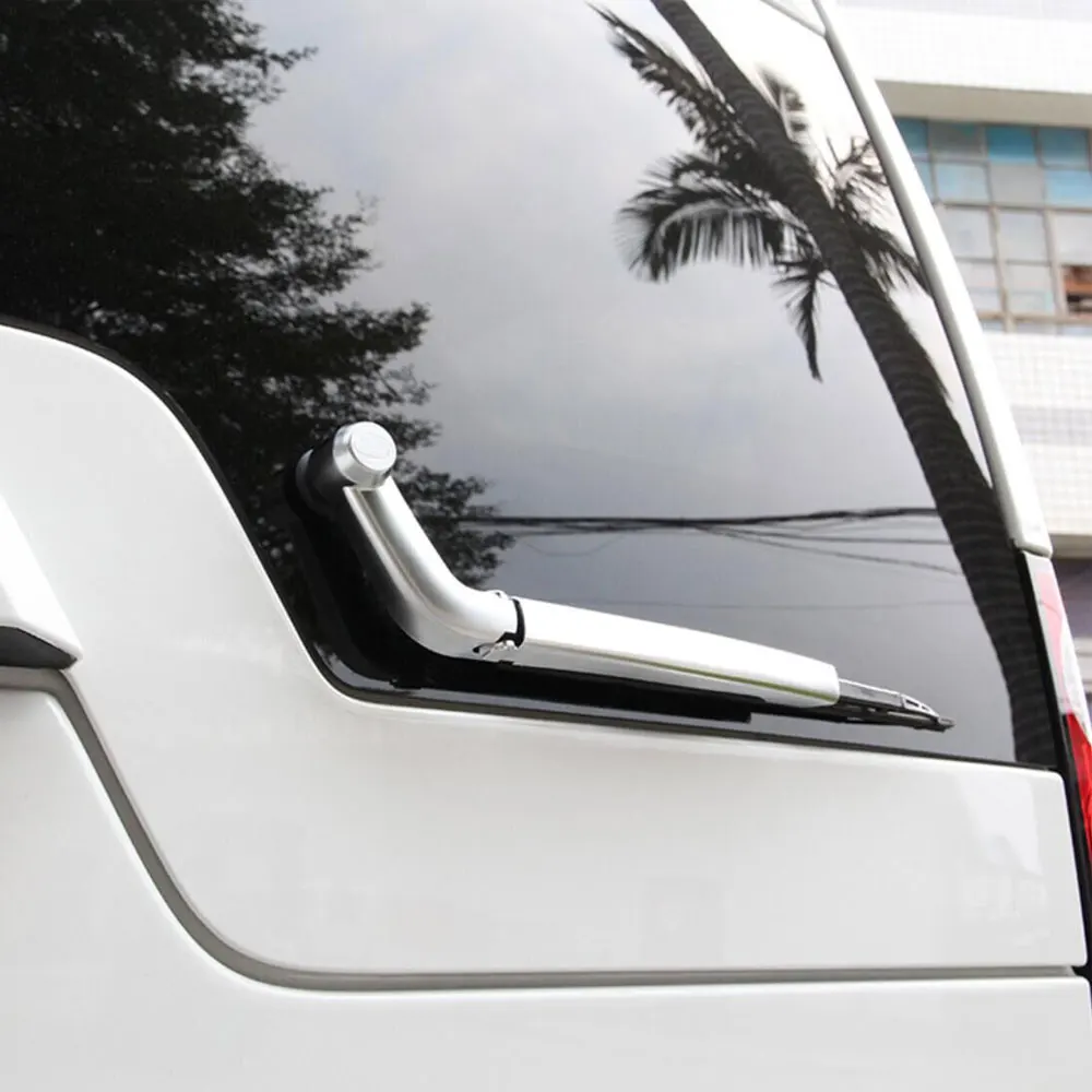 Задние Дворники для заднего окна от дождя Nozzel Cover Trim ABS Strip Decoration For Land Rover LR4 Discovery 4