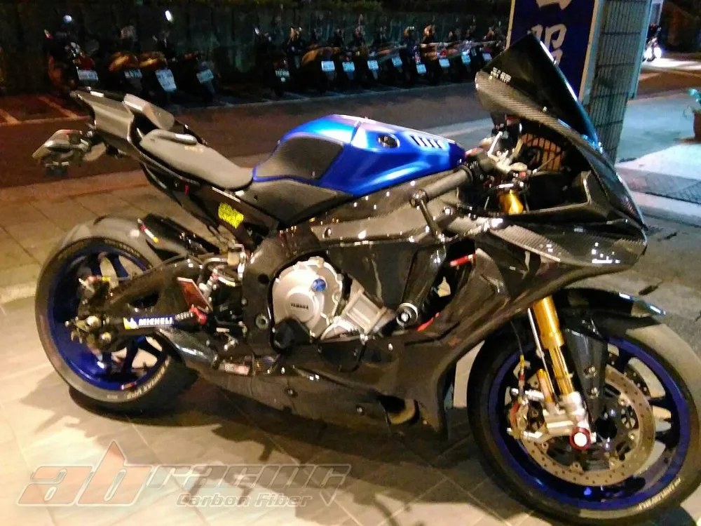 Боковые панели Обтекатели для Yamaha R1 2015 2016 2017 2018 полностью из углеродного волокна