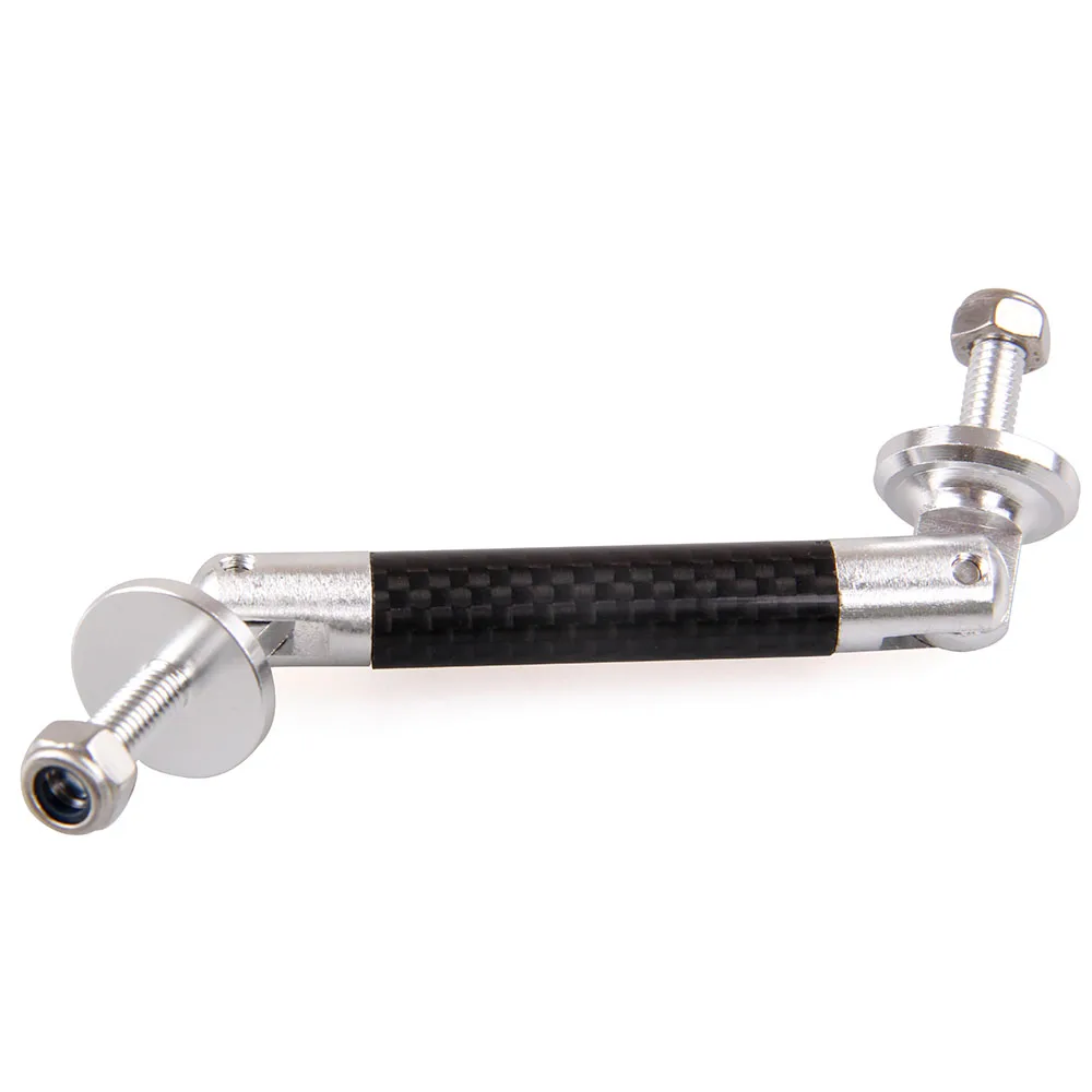 JDM Гоночный стиль Алюминий Настоящее карбоновое волокно передний бампер для губ