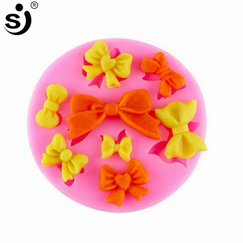 Силиконовая форма для мастики SJ 3D мини Луки сахарное ремесло инструменты