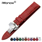 Ремешок из натуральной кожи для часов DW CK Timex Armani Certina, браслет со стальной застежкой, браслет на запястье 18 19 20 21 22 23 24 мм