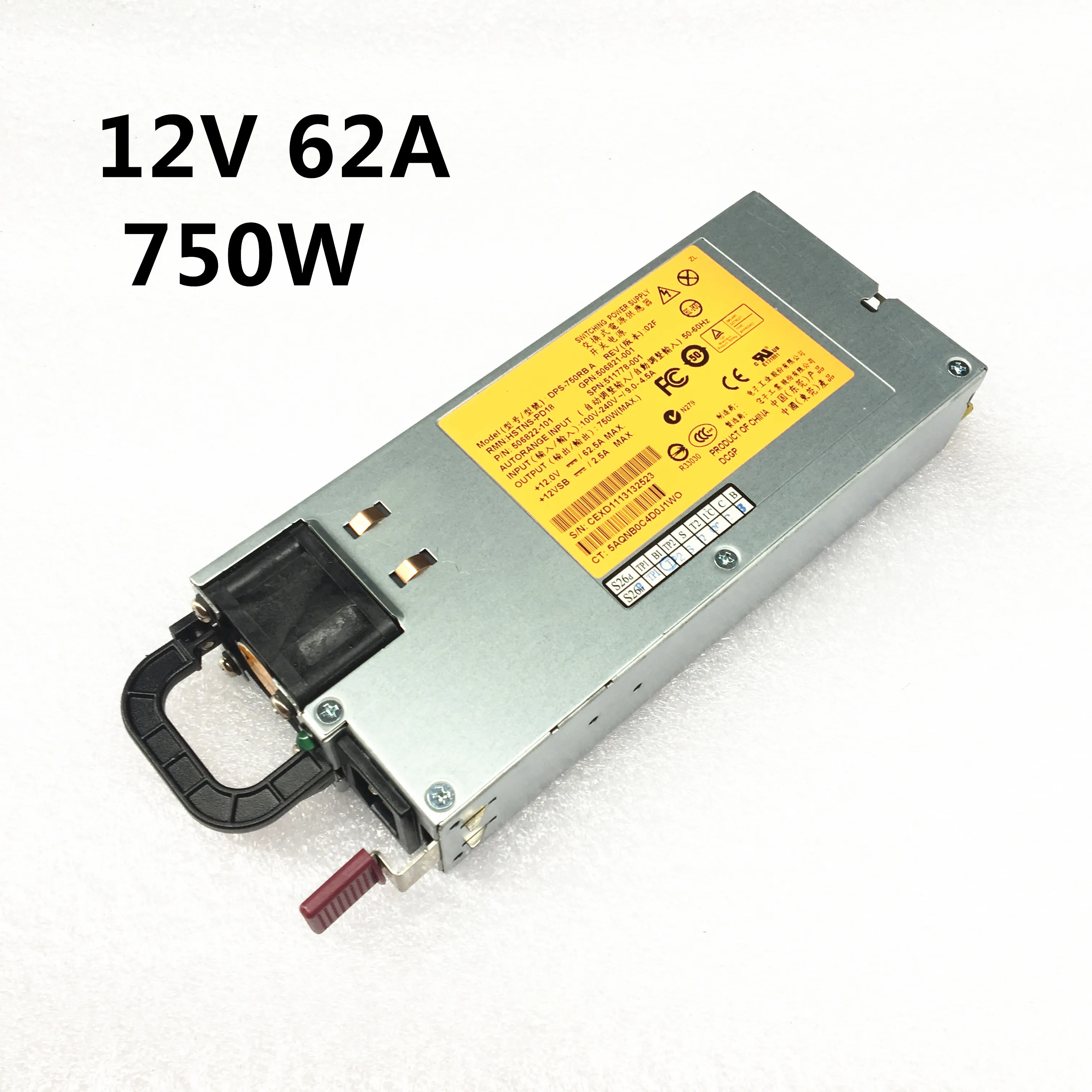 DL380G6 серверный блок питания DPS 750RB в 506822 101 506821 001 511778 аккумулятор большой емкости