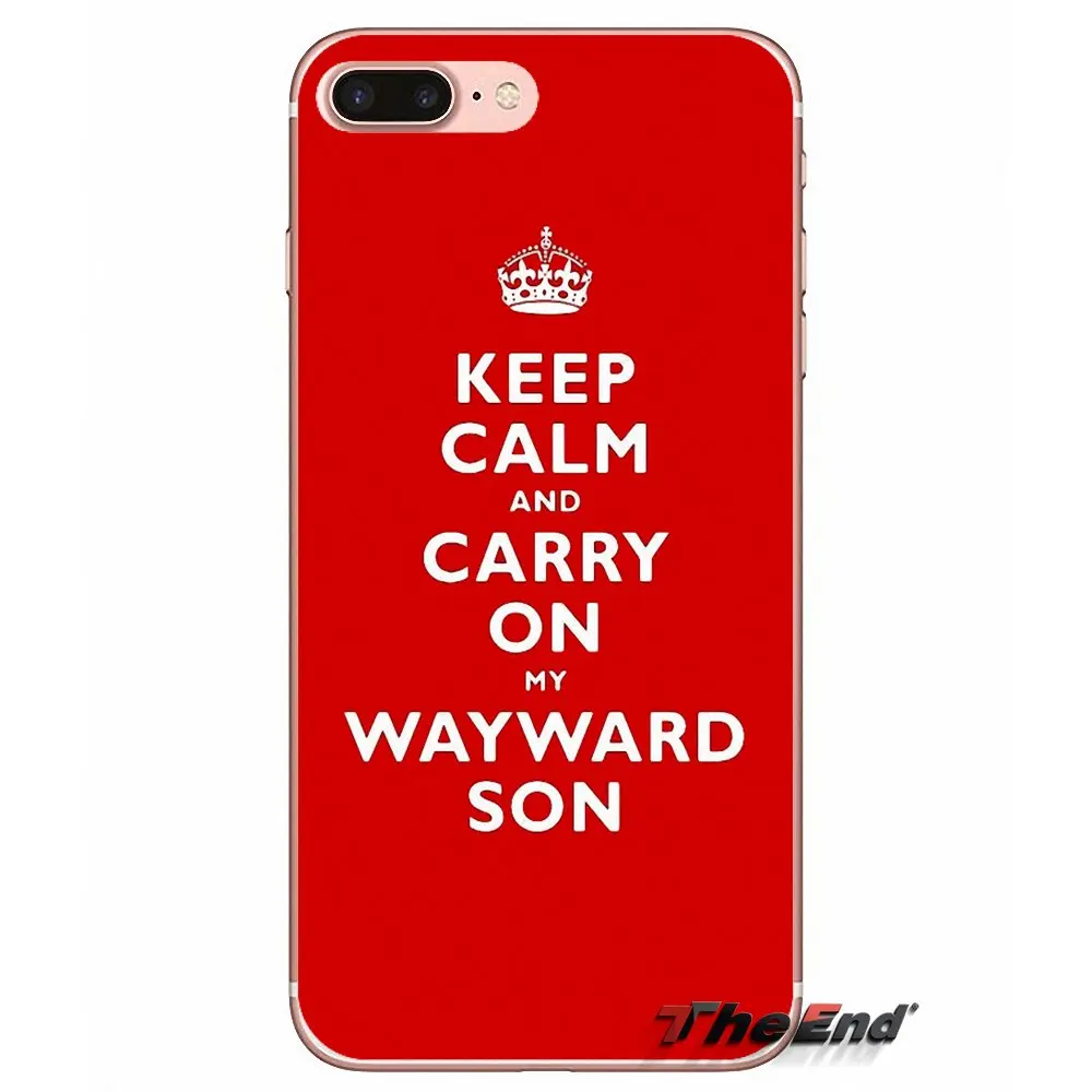 TV Supernatural carry on my wayward son Phone Covers For Sony Xperia M2 M4 M5 E3 T3 XA Z Z1 Z2 Z3 Z5 compact LG G4 G5 G3 G2 Mini | Мобильные