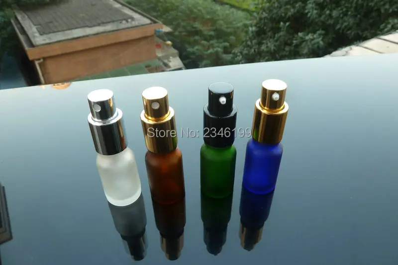 

10ml 30pcs Frosted Glass Spray Bottle Lotion Pump Bottles Perfume Cosmetic Container Empty Refillable Packaging Bottles 10cc