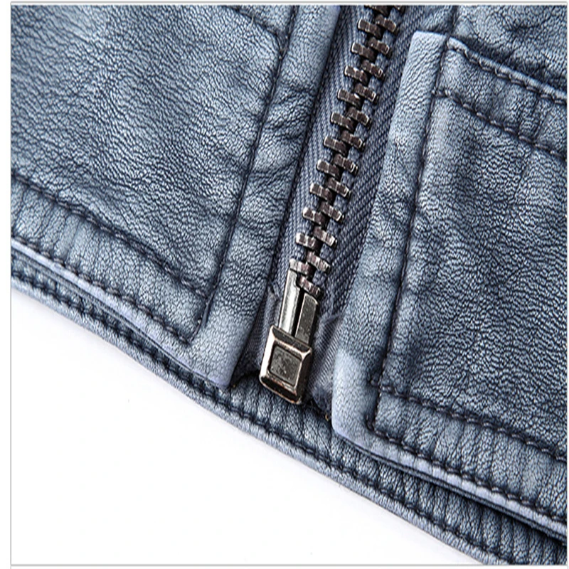 

Hot Men Winter Jacket PU Leather Jackets Casual Mens Clothing Keep Warm Pocket Fashion Sheep New Style VAKAUP