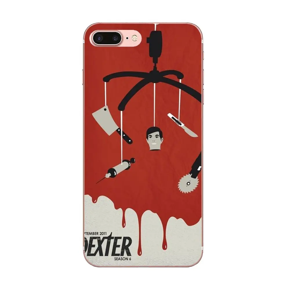 Для Sony Xperia Z Z1 Z2 Z3 Z4 Z5 compact Mini M2 M4 M5 T3 E3 E5 XA XA1 XZ Премиум ТПУ Оригинал ТВ шоу Dexter Morgan Fashion