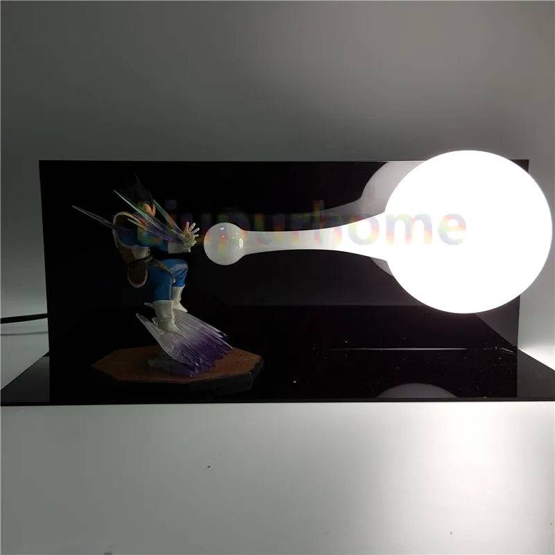 Dragon Ball Z настольная лампа Luminaria светодиодный ночник Сон Гоку Вегета Гохан Kamehameha аниме Dragon Ball Z комнатное декоративное освещение - Испускаемый цвет: Белый